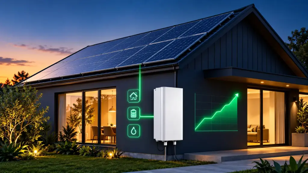 Home solar energy system